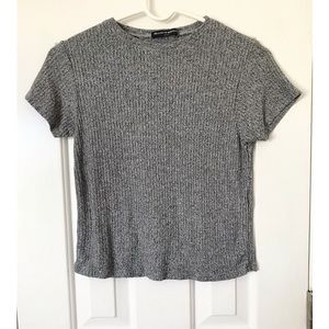 🆕🔥BRANDY MELVILLE SUPER CUTE&SOO SOFT MARBLE COLORED SHORT SLEEVE SWEATER NWOT